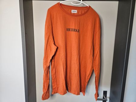 Herren Langarmshirt Grösse L mit Rosenprint