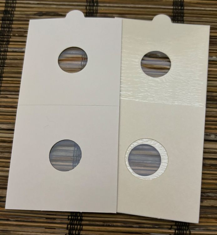 Hartberger 25 Porta Monete Autoadesivi Per Raccoglitori – Quadrati 35x35 Mm, Per Collezionisti
