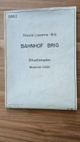Situationsplan Bahnhof Brig SBB Streckenplan 1:1000
