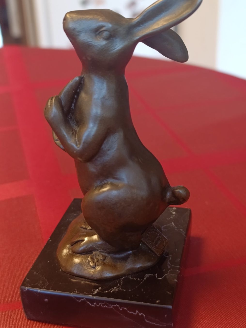 Statuette: BRONZE OSTER HASE TOP FIGUR – Nuovo (secondo la descrizione) da Reinach BL venduto da Katzenmorli 4