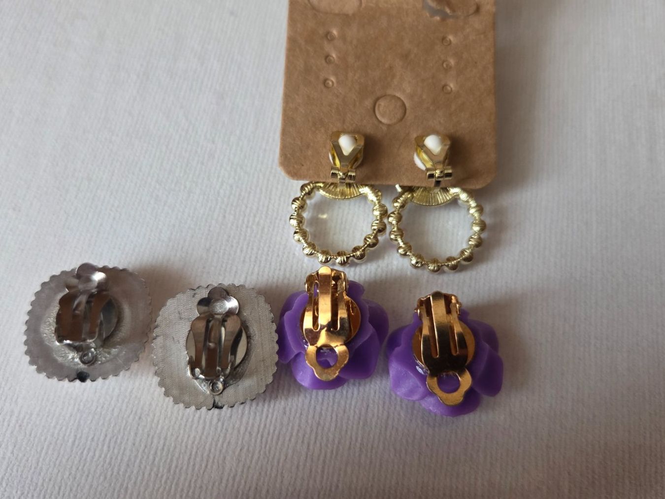 Ohrringe & -stecker: Ohrclips Set Retro Stil Rose Perlen Modeschmuck NEU – Neu (gemäss Beschreibung) aus Weggis von Leeclipse 1
