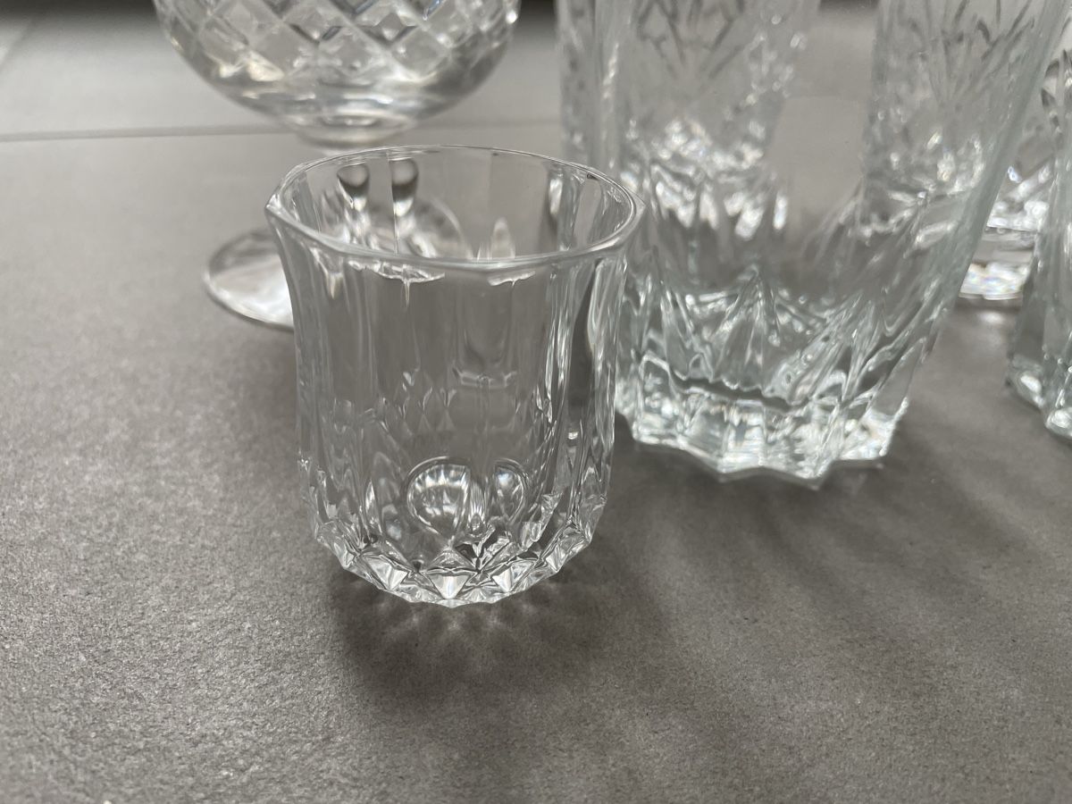 Bicchieri: Set mit 6 Gläser, geschliffenes Glas – Usato da Adligenswil venduto da Treegarden 2