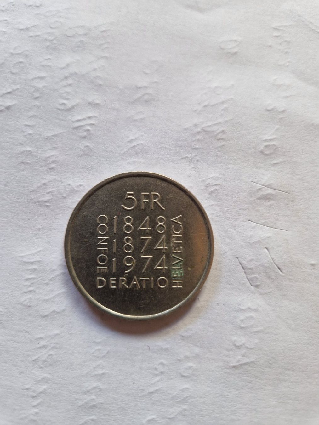 Tutti le monete: 5fr münze – Usato da Wetzikon ZH venduto da Hella73 1