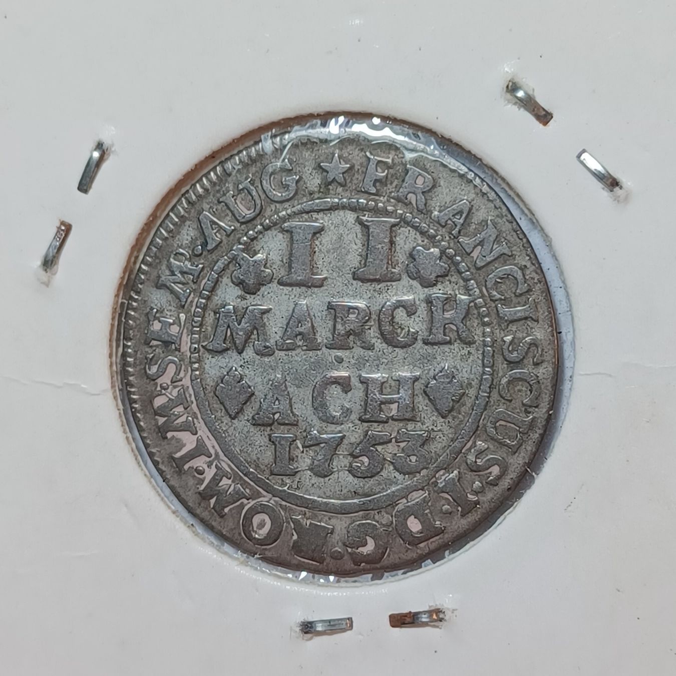 Tutti le monete: 2 Marck 1753 Aachen – Usato da Pfäffikon ZH venduto da Welt_Muenzen