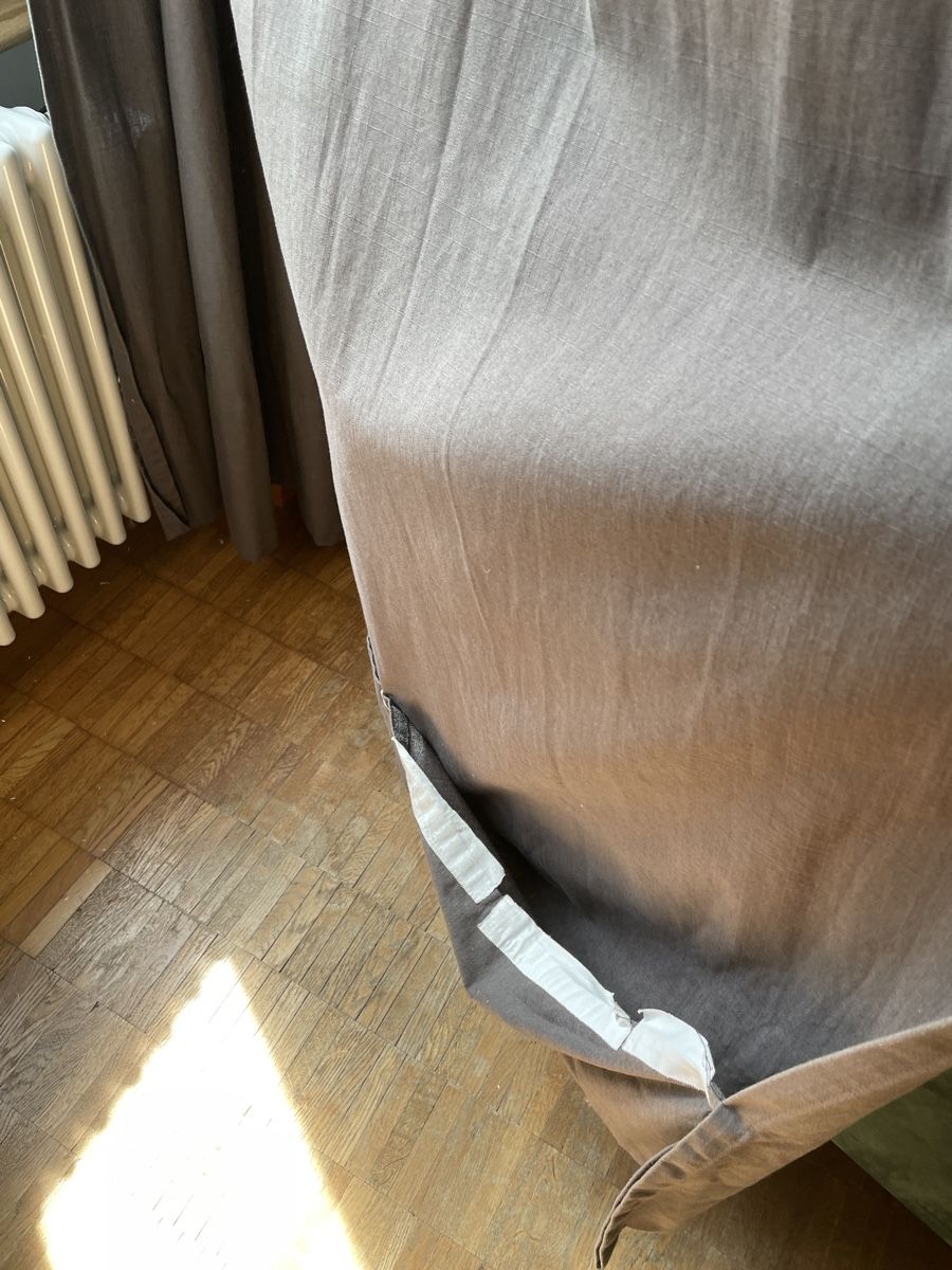 Tende: Vorhänge dunkelgrau 4 Stück gebraucht – Usato da Bern venduto da Corinn_na 3