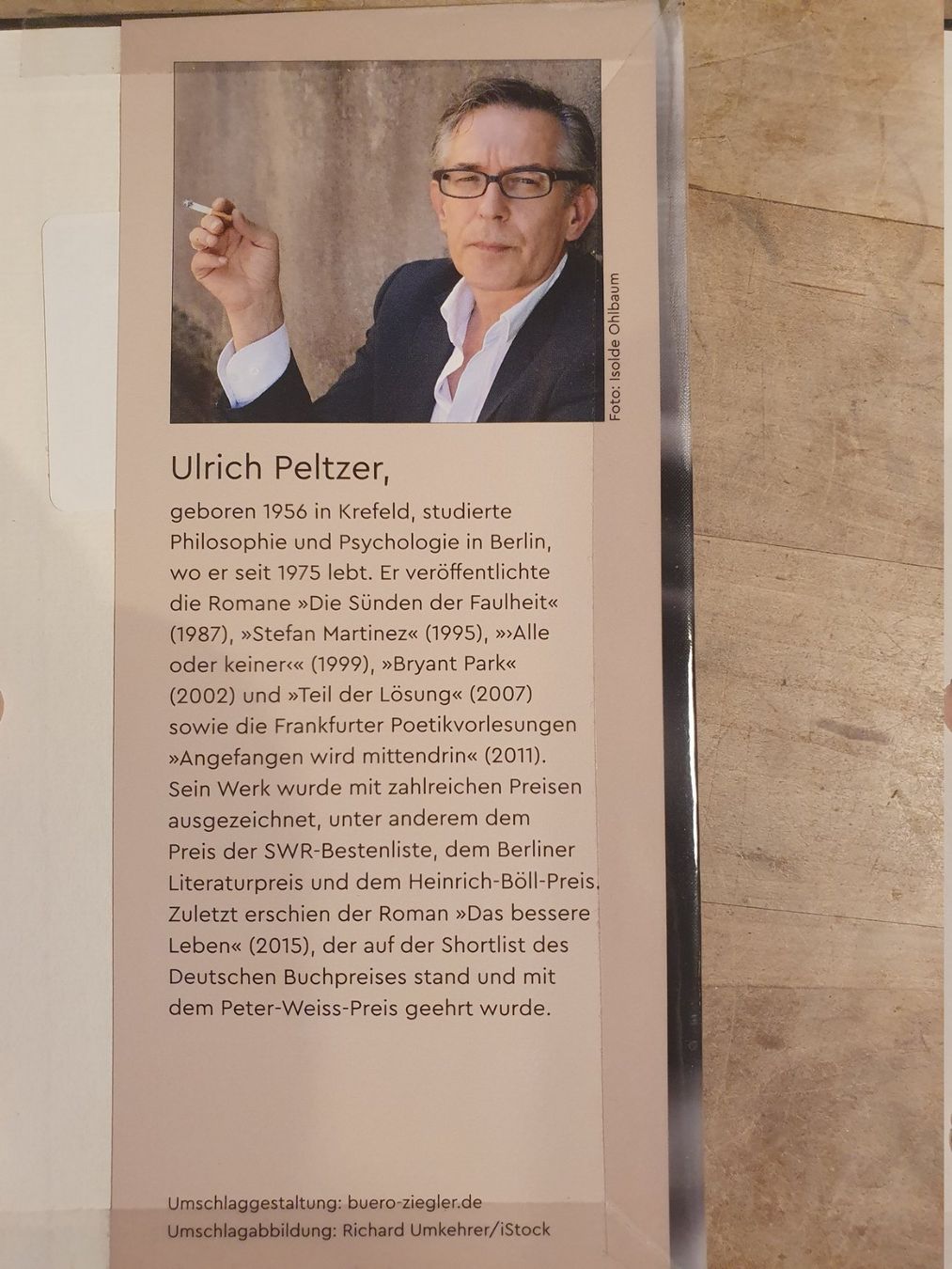 Bücher: Das bist Du Ulrich Peltzer Fischer – Gebraucht aus Zürich von loosebone 3