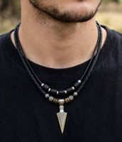 Collana uomo in con ciondolo freccia