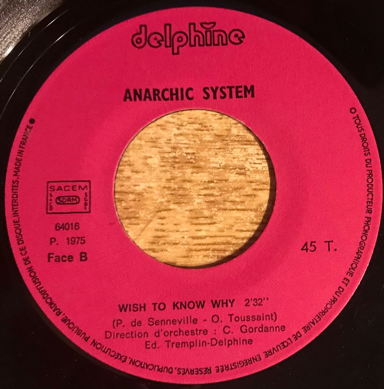 Dischi in vinile: ANARCHIC SYSTEM - GENERATION – Usato da Bussigny venduto da vinyl-pas-cher 3