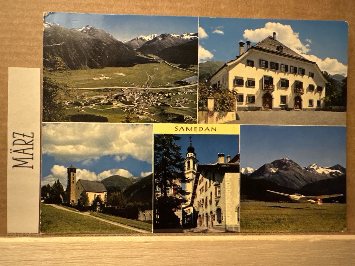 Cartoline postali: AK von Samedan – Usato da Rümlang venduto da Kartenpost1