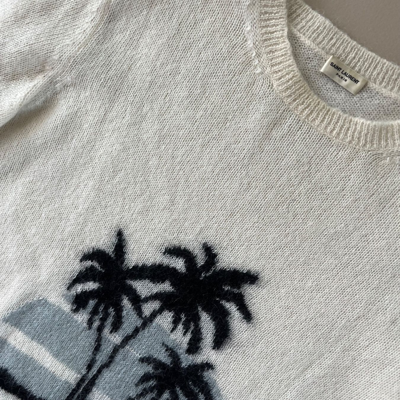 Saint Laurent Pulls & Sweat-shirts: SAINT LAURENT PARIS Palm Tree Pullover 🌴 – D'occasion à Zürich par ClosetQueen 7