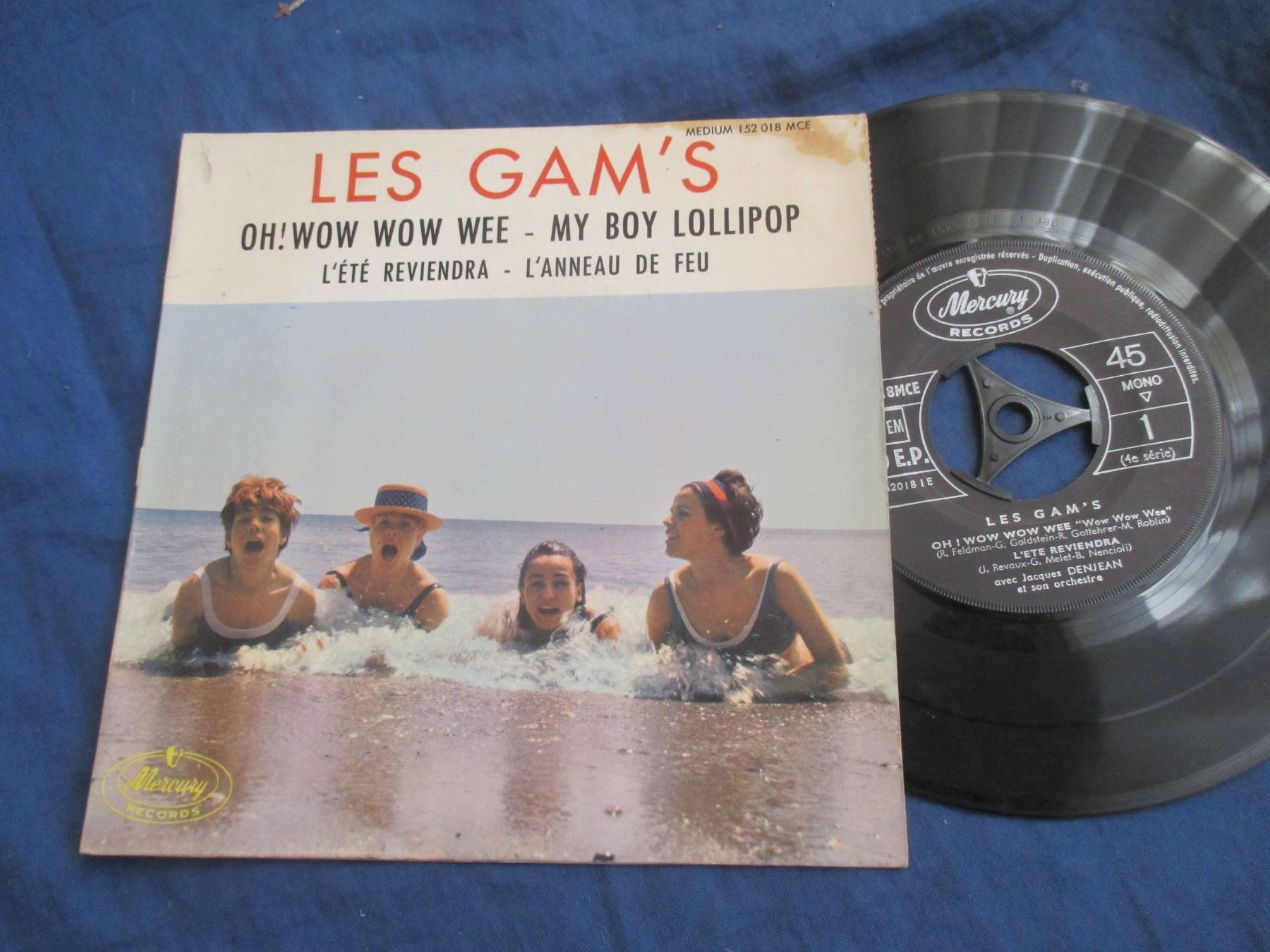Dischi in vinile: Les Gam's EP My Boy Lollipop – Usato da Colombier NE venduto da nene288