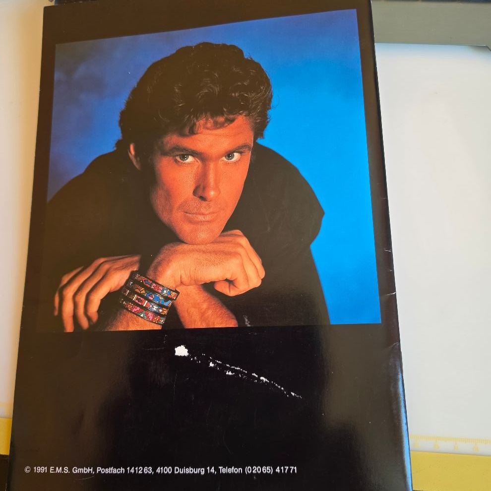 Libri: DAVID HASSELHOFF SOUVENIR BOOK – Usato da Dintikon venduto da bonita099 9