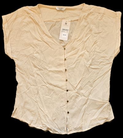 Sommer Bluse von Zabaione Beige Gr XL, Neu!