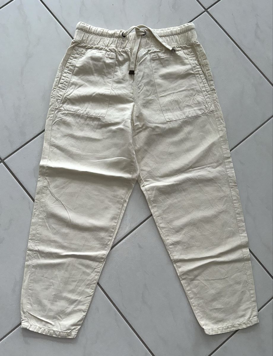 Zara Pantaloni: ZARA HOSE GR. S LEINEN neuwertig – Nuovo (secondo la descrizione) da Unteraegeri venduto da MH203 2