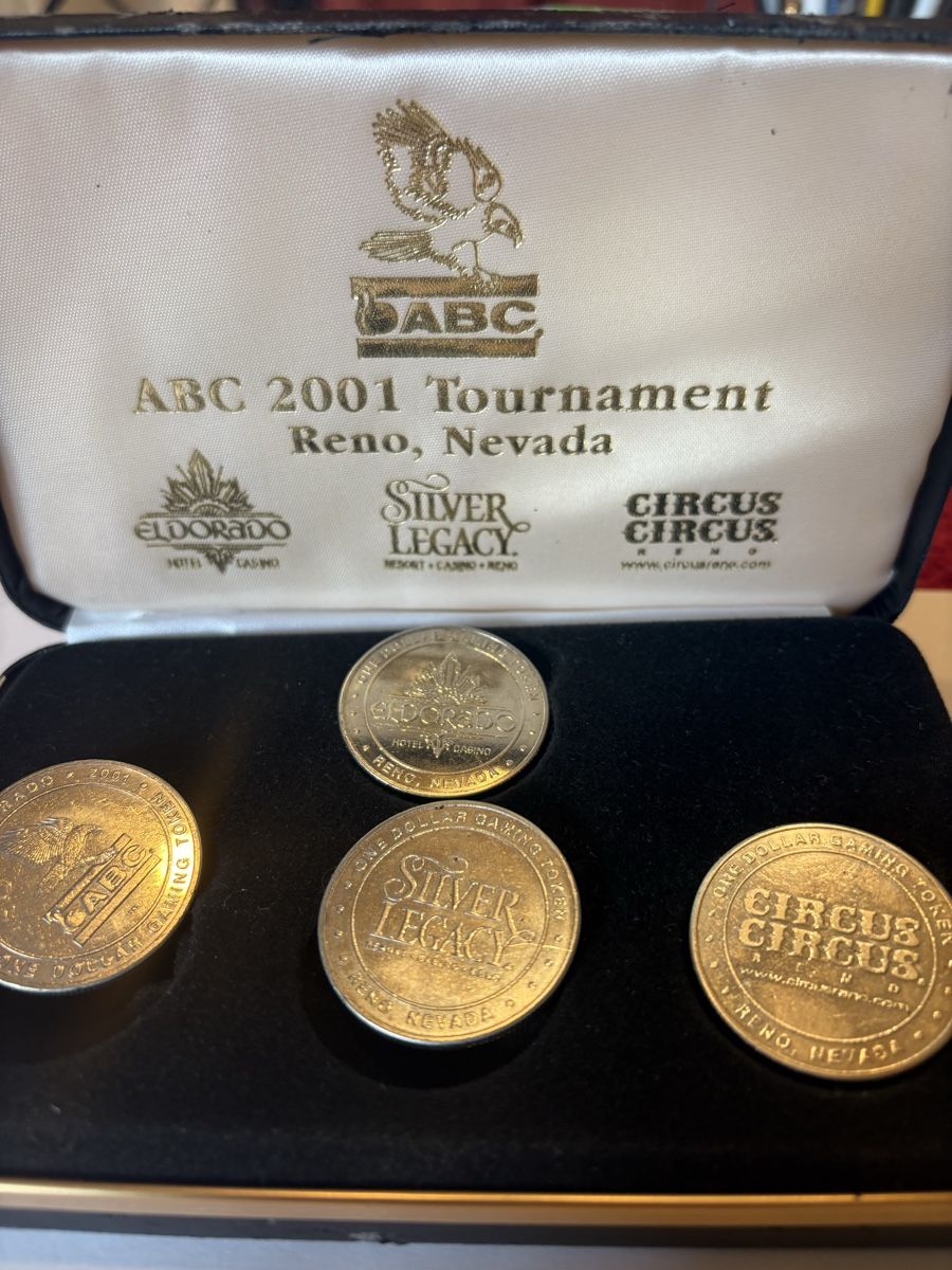 Tutti le monete: ABC 2001 Tournament Reno Nevada – Usato da Murten venduto da Tzaugg 1