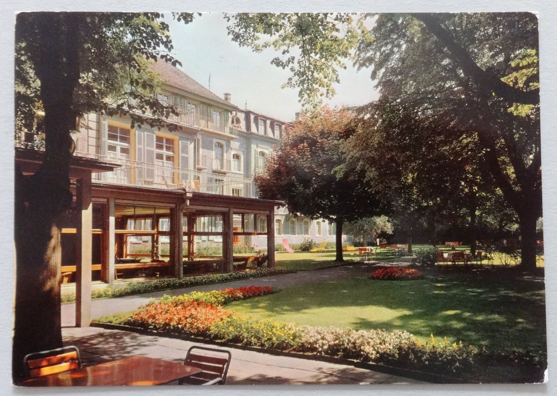 Cartoline postali: Rheinfelden, Hotel Solbad Schützen – Usato da Fétigny venduto da Billy2miny