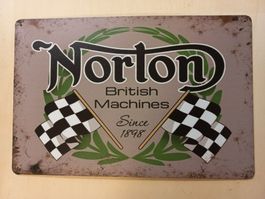 Norton Blechschild