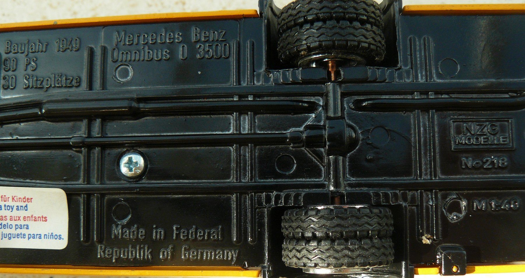 Mercedes-Benz Modellautos: alter PTT Reisecar Furka Grimsel Susten – Gebraucht aus Hombrechtikon von Luetzelsee 3