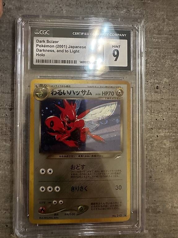 Pokémon Carte collezionabili: Pokemon Dark Scizor in CGC 9 – Usato da Winterthur venduto da ber_ylr8