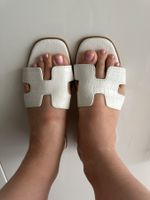 Summer ☀️❤️‍🔥 Sandalen in Oran Stil+Dustbag Gr. 38 White