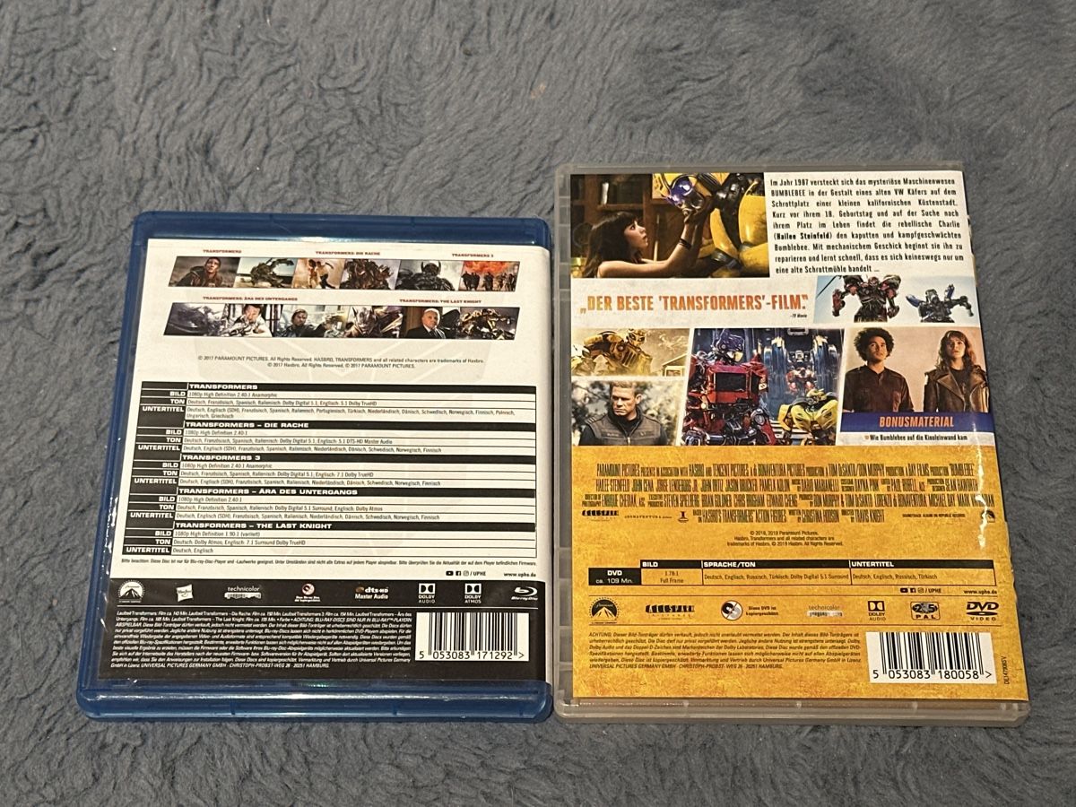 Tutti i DVDs: Transformers Filmpaket 1-5 + Bumblebee – Usato da Othmarsingen venduto da Crallthene98 1