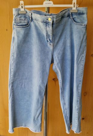 Betty Barclay Culotte Jeans Stretch hellblau Gr. 48 (SVT)