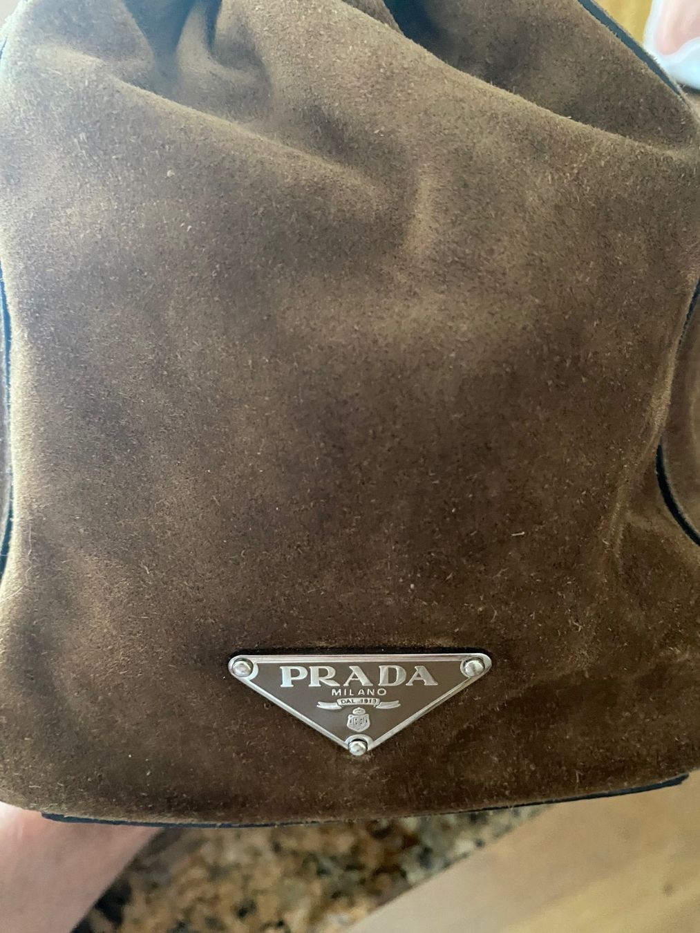 Prada Borse da donna: PRADA Handtasche  Wildleder braun – Nuovo (secondo la descrizione) da Weggis venduto da goo_vn75 5