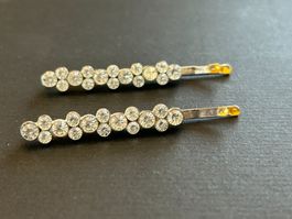 Elegante Haarspange mit Glitzerstein-Dekoration