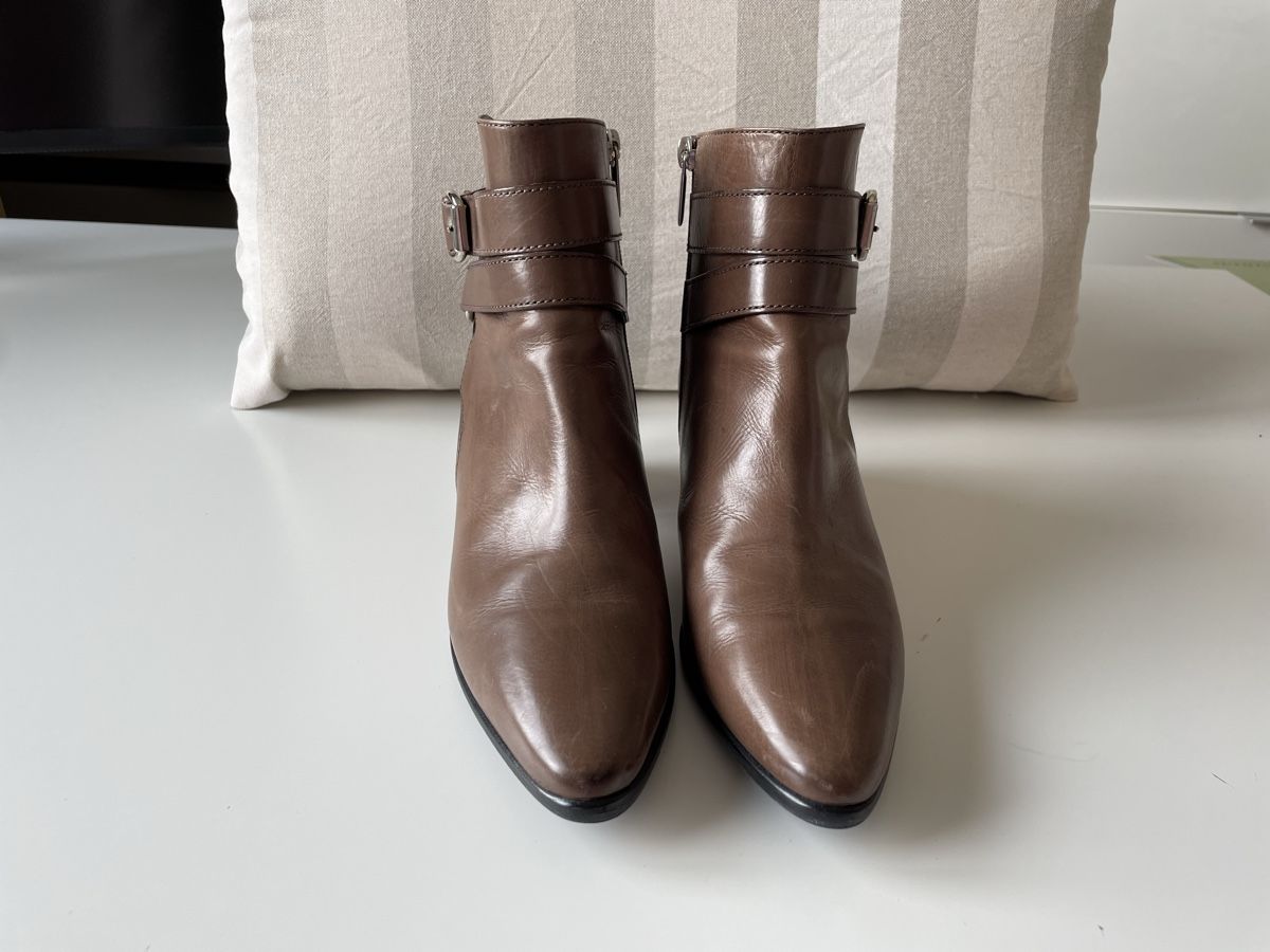 Scarpe da donna: Leder Stiefelette Leder Asper 38,5 – Usato da Freienbach venduto da schimmel01 1