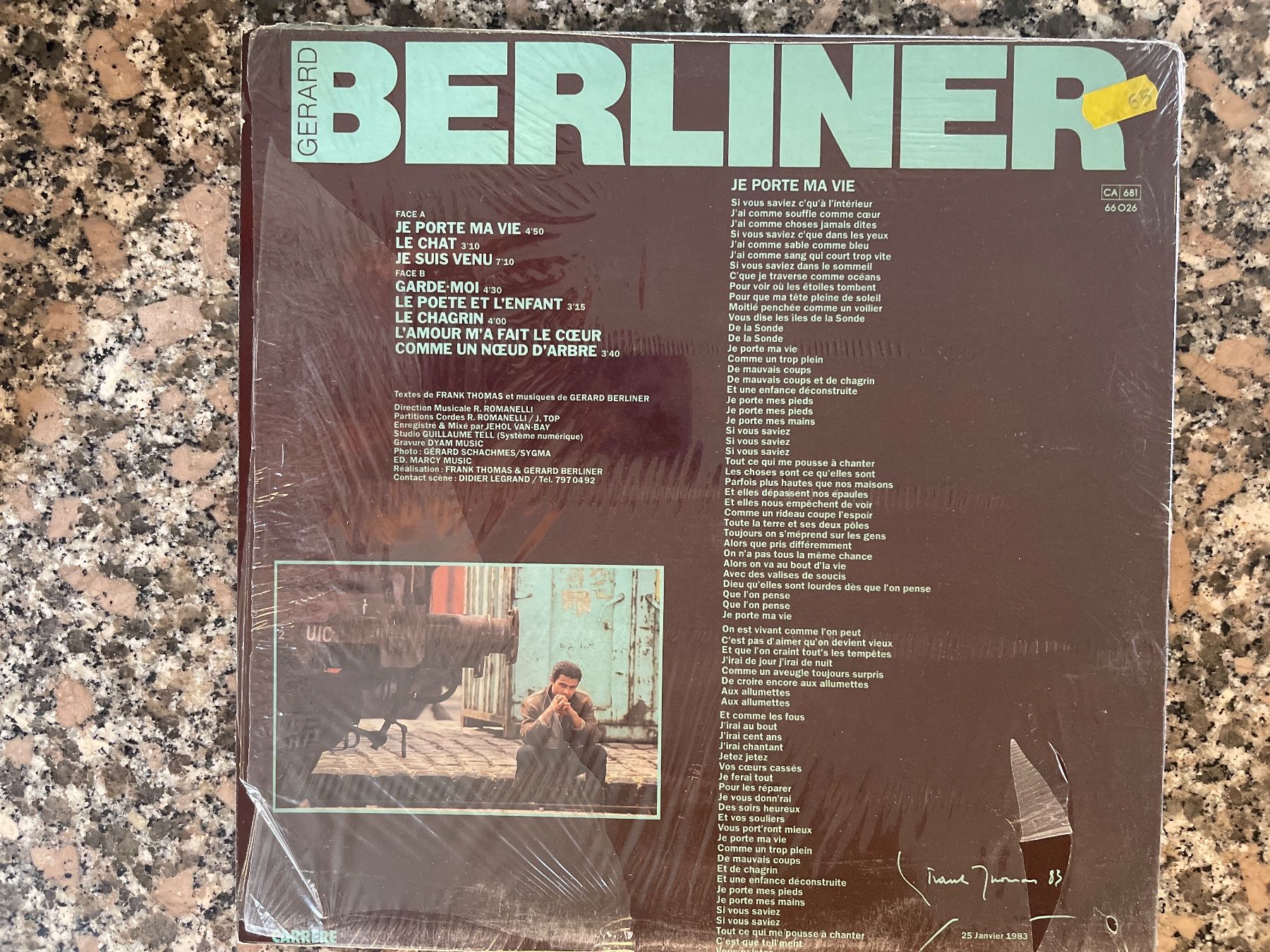 Dischi in vinile: S1205/Gérard Berliner - Berliner – Usato da Frutigen venduto da Philippe_jsp 1