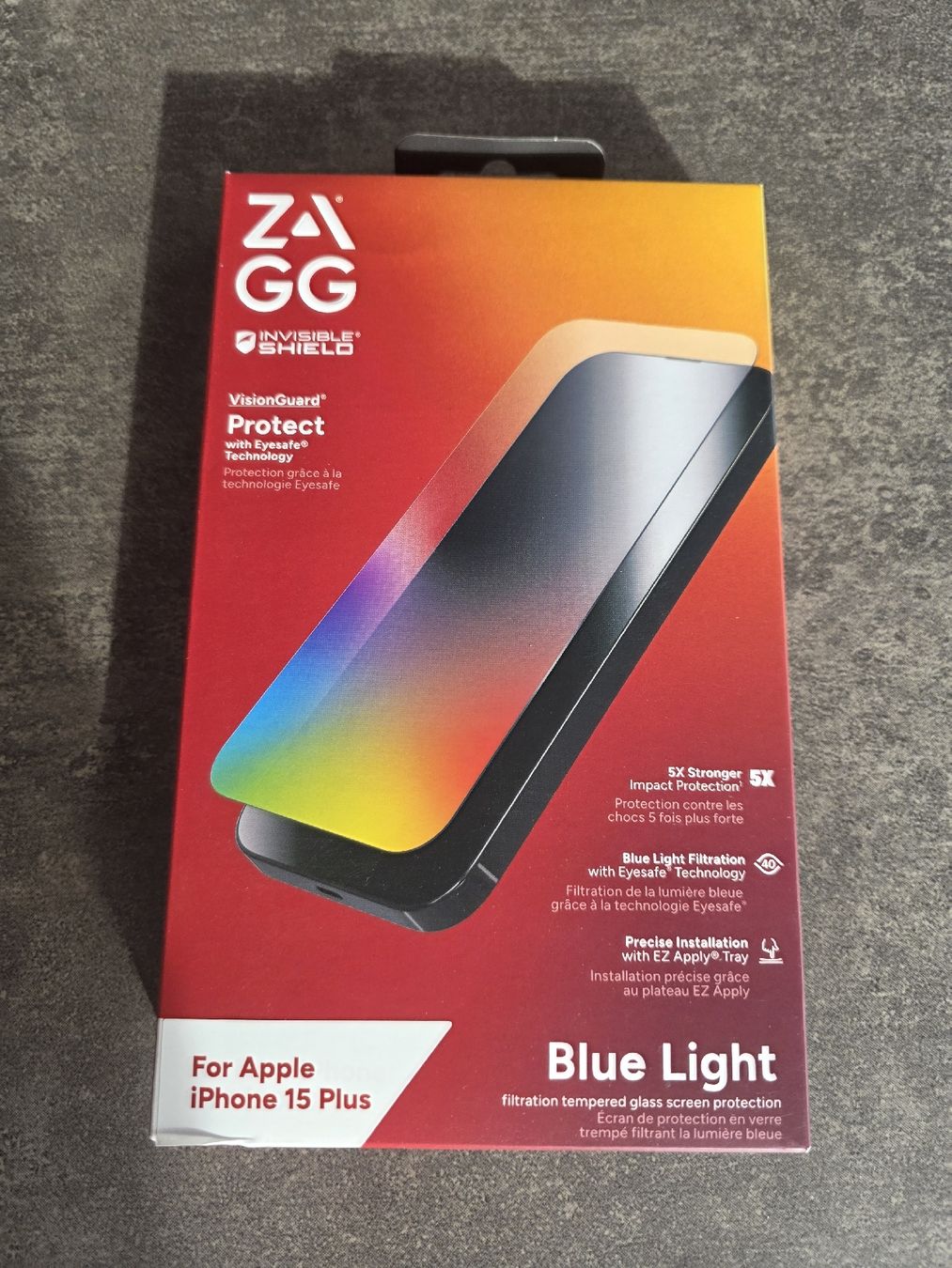 Ritocchi & pellicole di protezione: Protection d'écran ZAGG InvisibleShield iPhone 15 Plus – Nuovo e nell'imballaggio originale da Riaz venduto da dex_mnf8