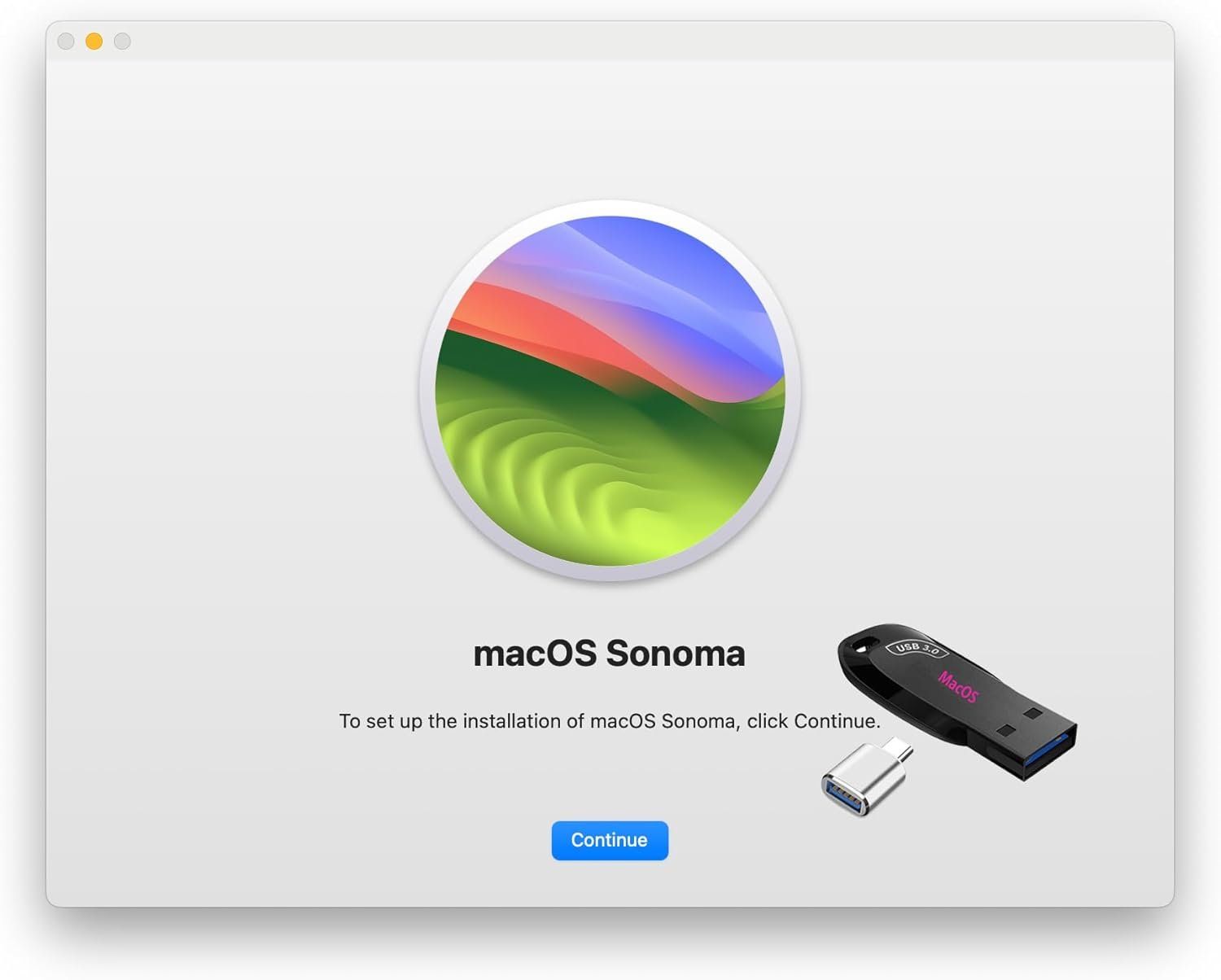 Chiavette USB: macOS Sonoma bootable USB Stick - clé USB – Nuovo (secondo la descrizione) da Pieterlen venduto da bervine
