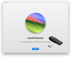 macOS Sonoma bootable USB Stick - clé USB