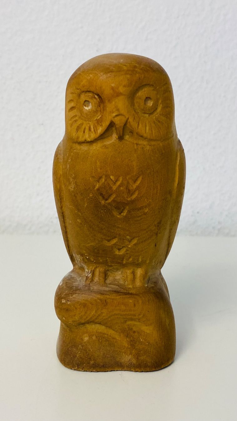 Statuette: 3 Holzeulen Set – Usato da Zürich venduto da Arche_Brockenhaus 8