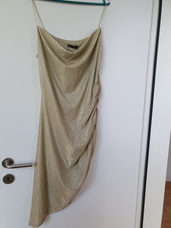 Goldiges Partykleid, Grösse L NEU