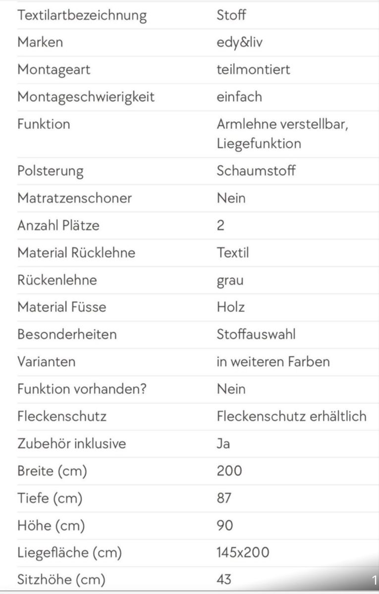 Divani: Bettsofa Rumba (Möbel Pfister) – Usato da Madetswil venduto da tigerfisch 5