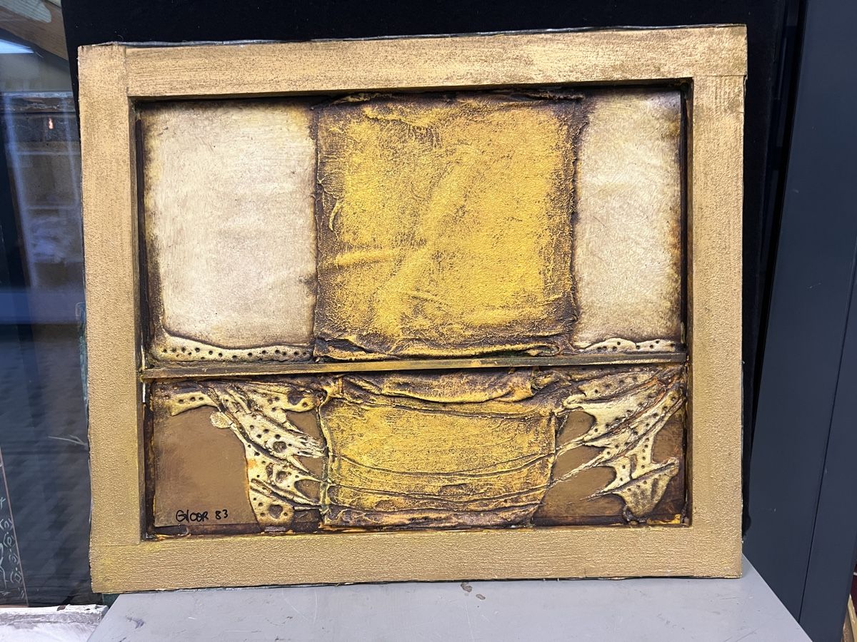 Dipinti: Tableau Technique Mixte Gloor 83, pièce unique! – Usato da Genève venduto da Leboucheoreilles