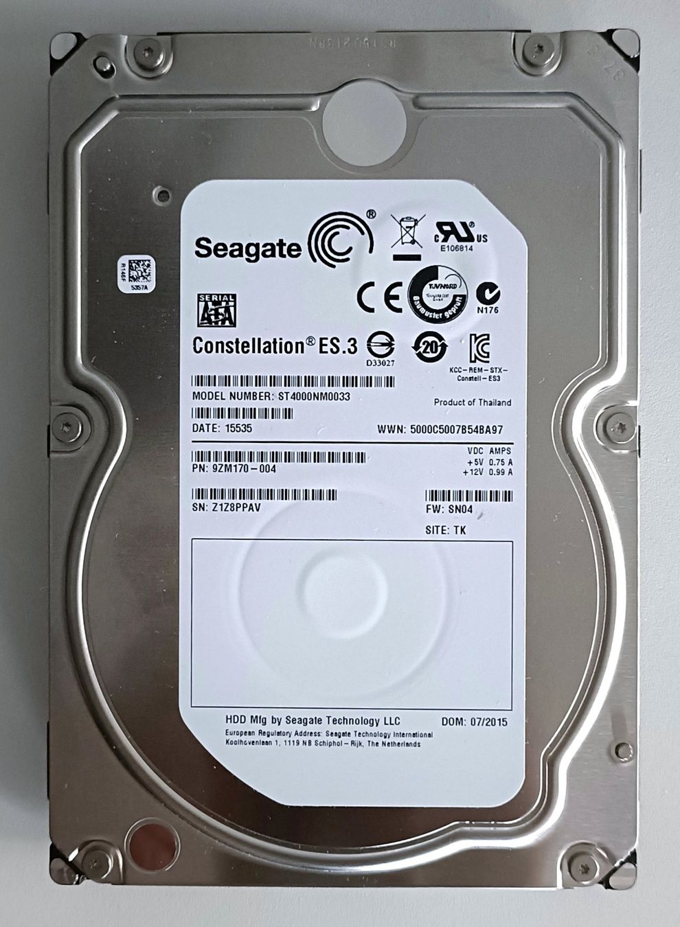 Seagate 4TB HDD 3.5