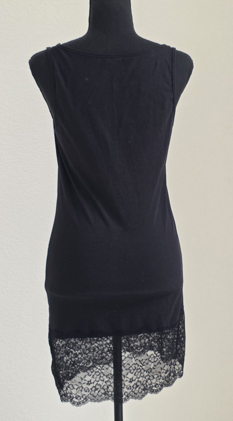 Zebra Vestiti: Schwarz Unterkleid mit Spitze Gr. L – Nuovo (secondo la descrizione) da Rheinsulz venduto da Gilea 2