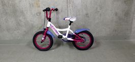 Kinderfahrrad weiss pink lila Grösse guter Zustand