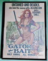 GATOR BAIT Poster A3 Movie Horror