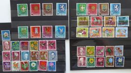 Werbemarken Sets 1957,58,80,81,83,84, (teils 2x) gestempelt