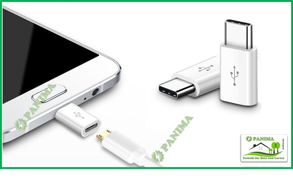 Altro: Micro USB auf USB C Adapter – Nuovo e nell'imballaggio originale da Luterbach venduto da PANIMA1 1