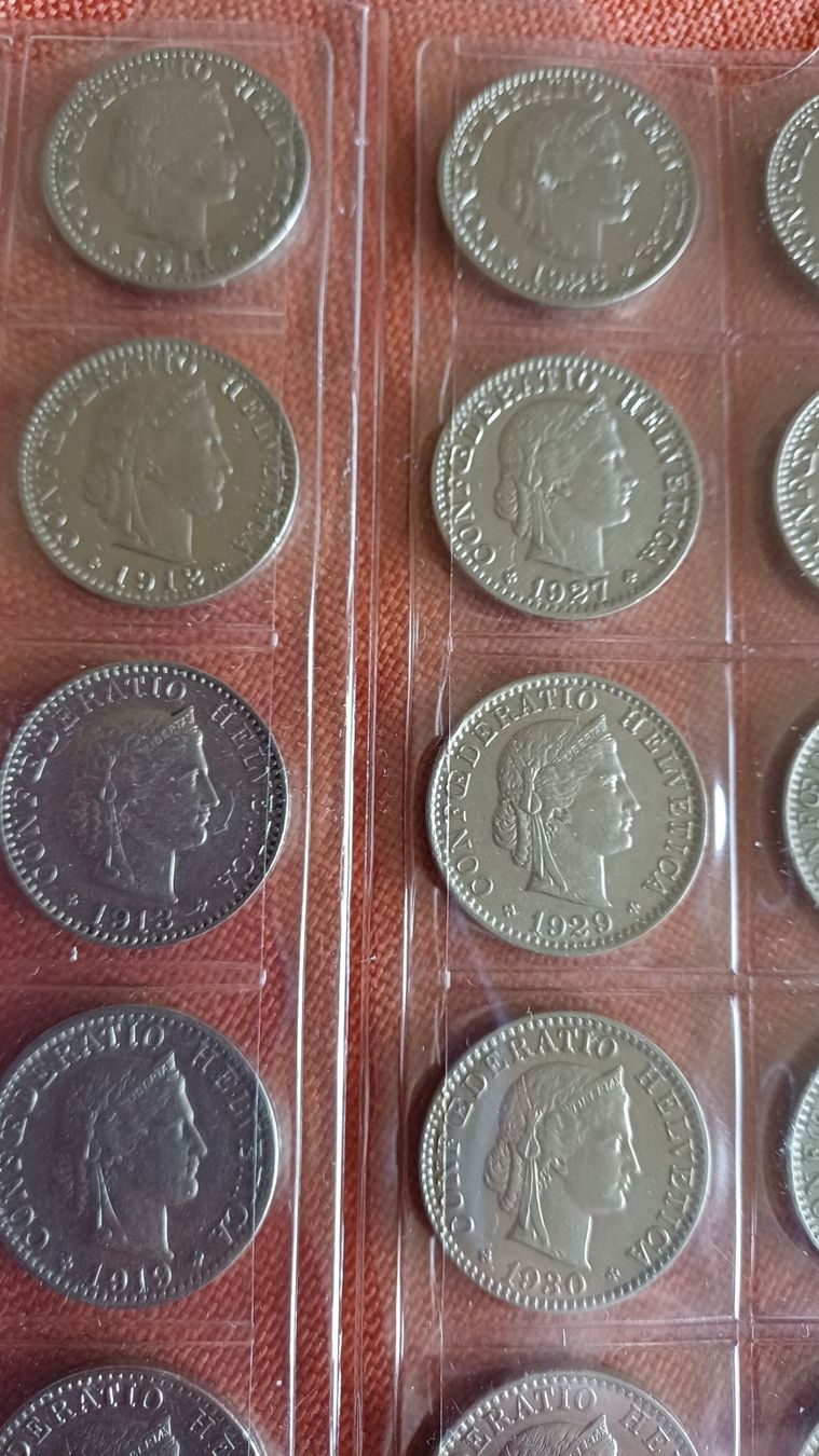 Tutti le monete: 20 Rappen Sammlung – Usato da Rorschach venduto da Elfriede1920