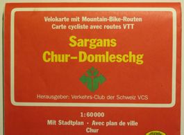Sargans Chur Domleschg: Velokarte / Landkarte 1:60'000