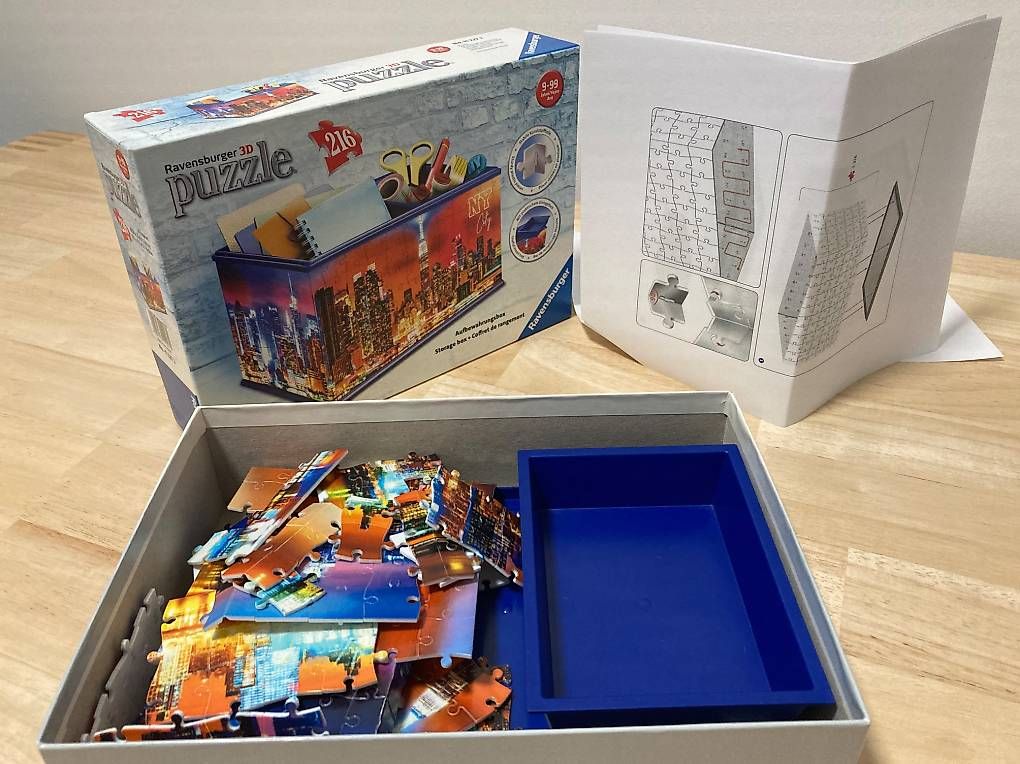 Ravensburger Puzzle: Puzzle 3D Ravensburger - New-York Skyline – Usato da Commugny venduto da phi_8kvd 3