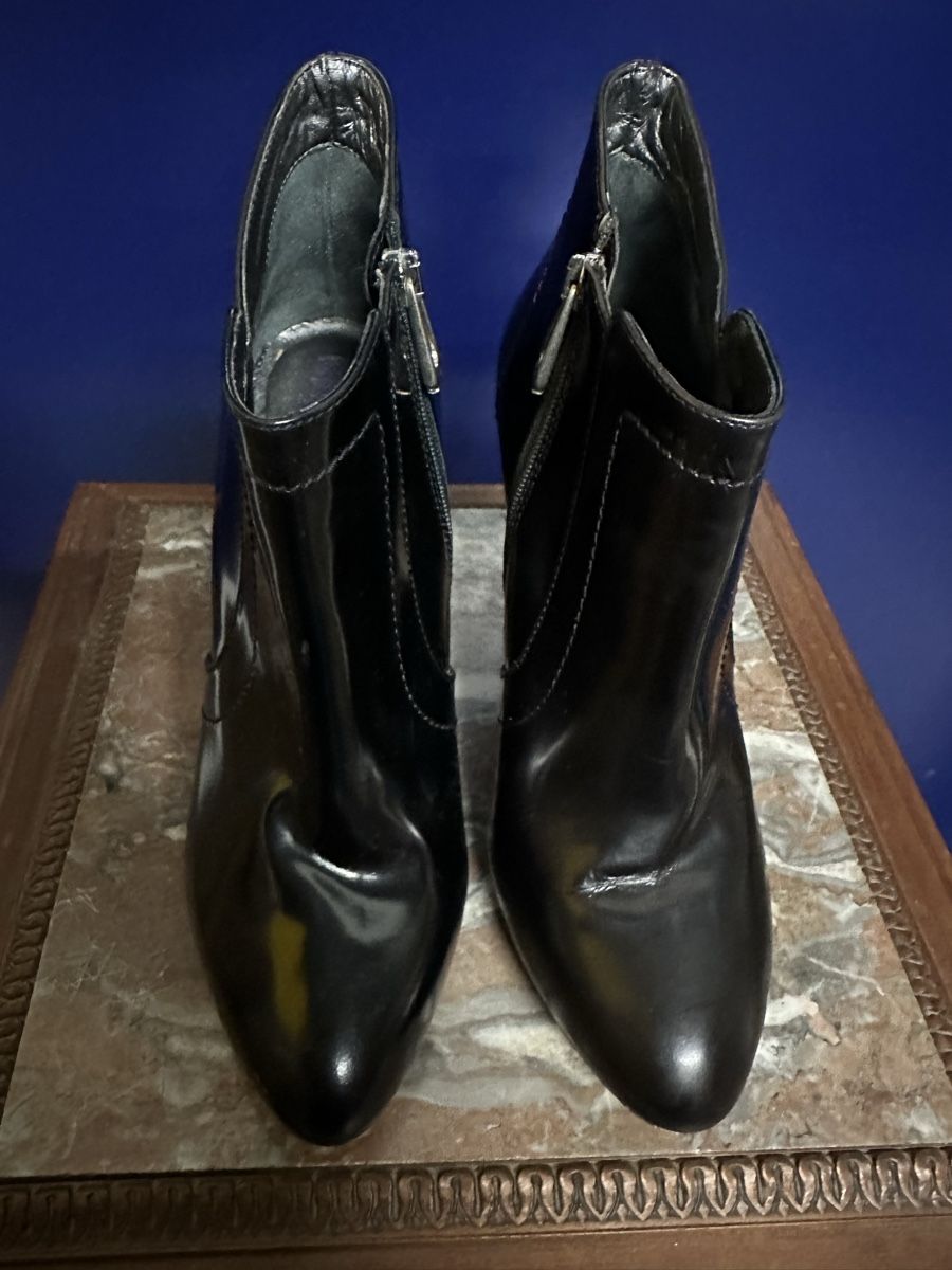 Navyboot Scarpe da donna: Bottines Navy Boot, vernis noir taille 37. – Usato da Genève venduto da Tom6 3