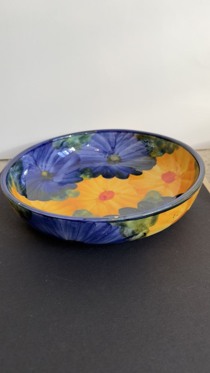 Piatti di portata: Teller/Schale mit Blumenmuster Handbemalt – Usato da Widnau venduto da kustercarmen 3