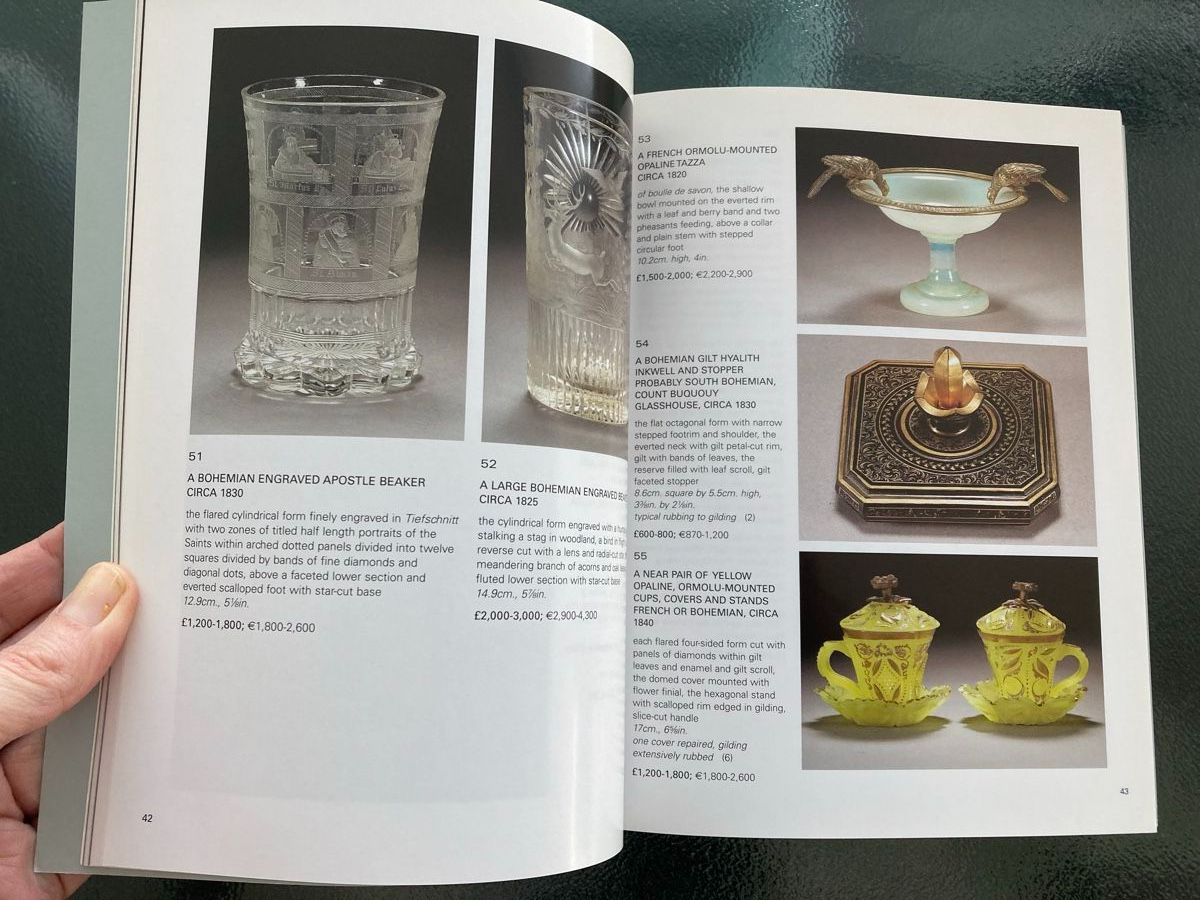 Libri: Sotheby's Glas & Briefbeschwerer Katalog 2003 – Nuovo (secondo la descrizione) da Zürich venduto da kostbares 2
