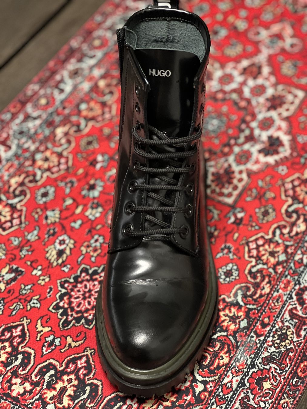 Hugo Boss Scarpe da donna: Hugo Damen Alpha Bootie-C Combat Boots Gr 39 – Nuovo (secondo la descrizione) da Morschach venduto da alexger 2